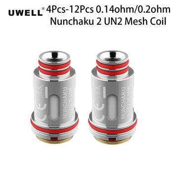 

Original Uwell Nunchaku 2 Coil Head 0.2ohm/0.14ohm UN2 Mesh Coil For Uwell Nunchaku 2 Atomizer NUNCHAKU Tank E Cigarettes
