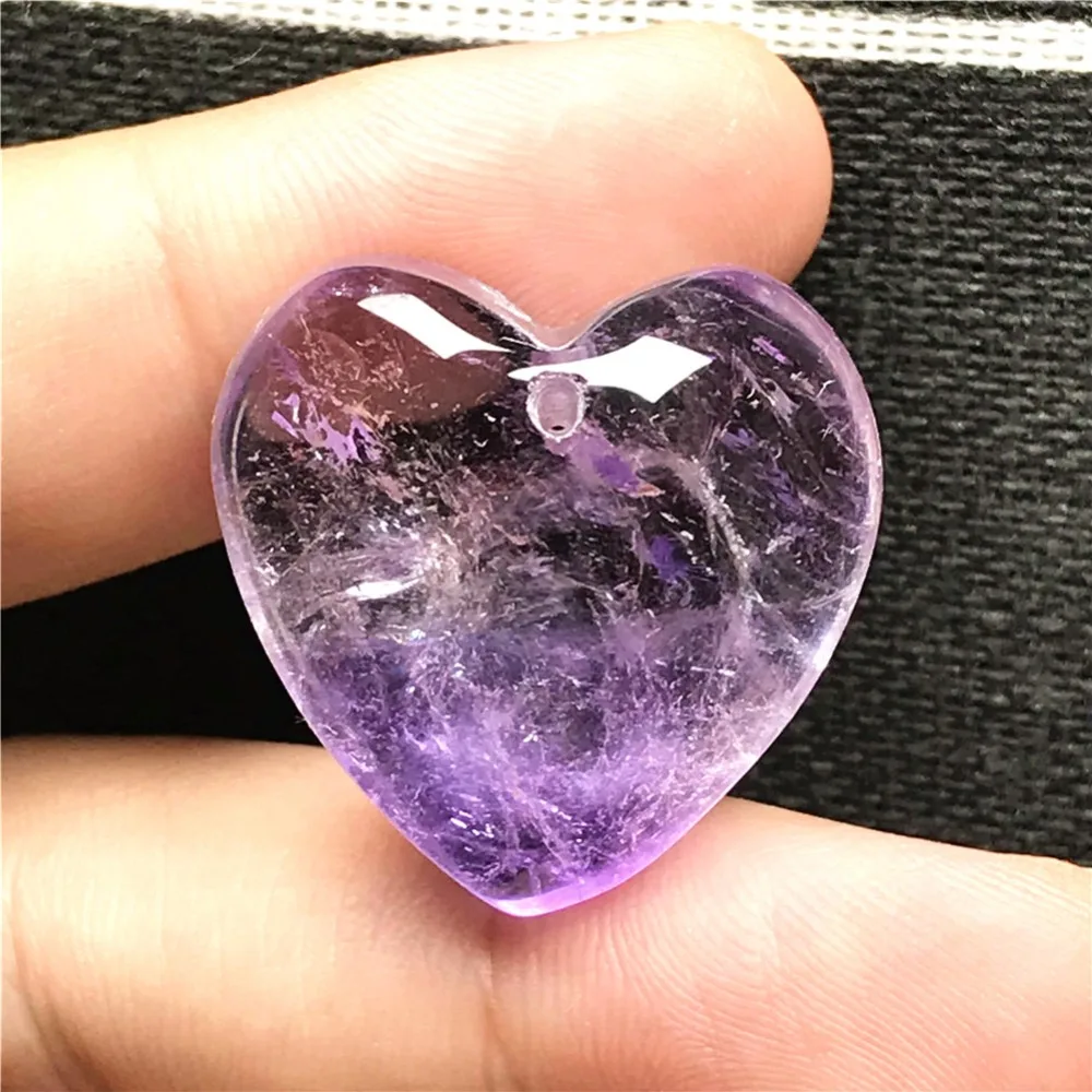 Heart Amethyst Pendant (74)