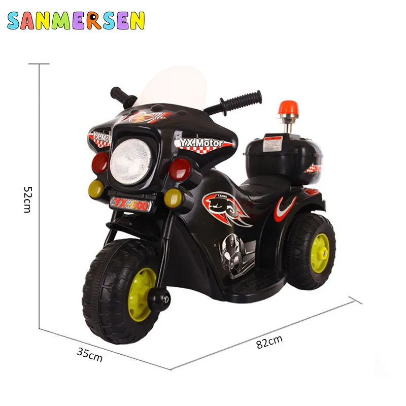 New Fashion Children's Electric Tricycle Motorcycle Off-road Moto Charging Pedal Motorcar Three Wheels Bike Ride On Car For Kids images - 6