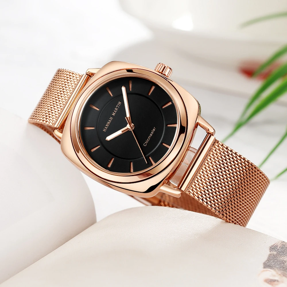 HM 2020 New Woman s Quartz Watch High End Ladies Wristwatch Life Distinguished Female Simple Clock 5