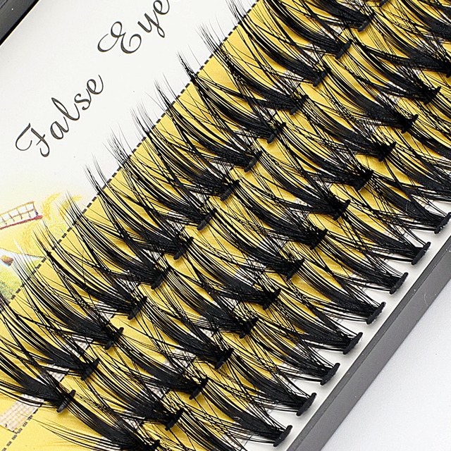 Mink Super Cluster Eyelash Extension Natural 3D Russian Volume Faux Eyelashes Individual Lashes Makeup Cilia Cilias