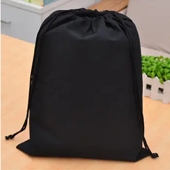 

2PCS Travel Non-woven Fabric Shoes Pouch Bag Women Drawstring Bags For Book Clothes Travel Drawstring Bag