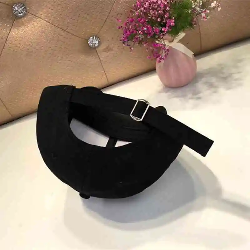 JK Korean Flower Embroidery Baseball Caps Women Girl Cute Plum Outdoor Long Brim Sun Visor Hats Cotton Adjustable Sports Cap - Image 5