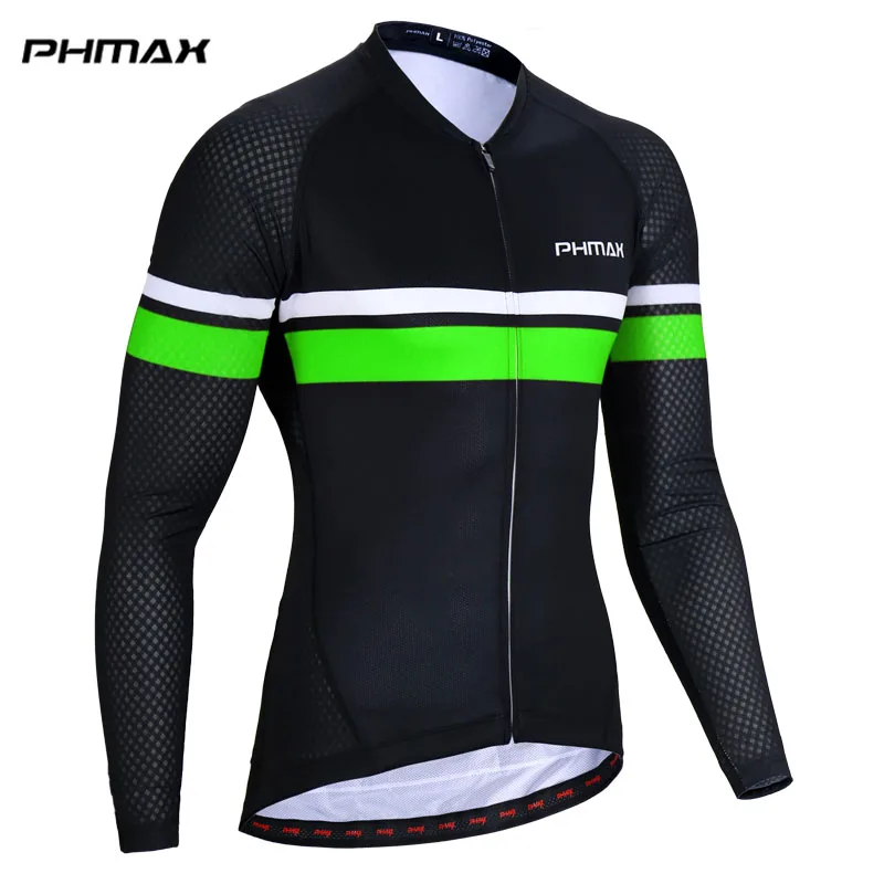 Long Cycling Jerseys PHMAX, Майки для велоспорта с длинным рукавом, одежда для велоспорта, быстросохнущая одежда для велоспорта, дышащая одежда для горного велосипеда - Цвет: Long Cycling Jerseys