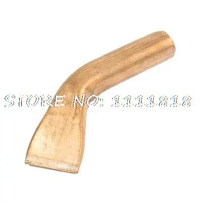 

Replaceable 300W 30mm Width Bend Soldering Solder Iron Tip Copper Tone