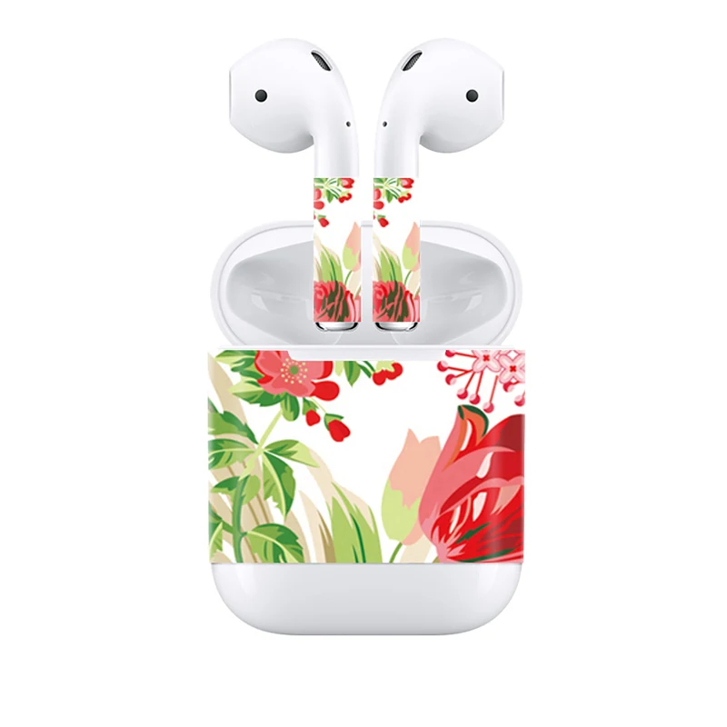 3m ПВХ печать наклейки для Apple гарнитура Airpods высокое качество защитные