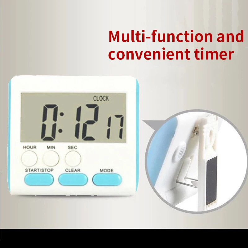 Многофункциональный ЖК-дисплей цифровой кухонный таймер для приготовления пищи отсчет-вниз часы напоминание Магнитный секундомер Громкий будильник электронные гаджеты