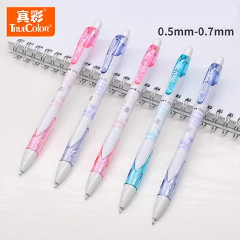 

TureColor 1 pcs 0953E 0.5/0.7mm HB Mechanical Pencil Student Presses Pencils with Eraser School Office Supplies for Children