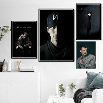 

NF Rapper Hip Hop Music Star Rap Singer Poster Wall Art Picture Posters and Prints Canvas Painting Home Decor картины plakat