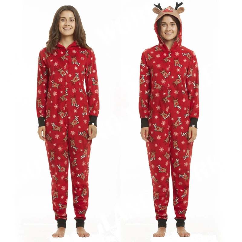 Семейные рождественские одинаковые пижамы для папы, мамы и дочки, Модный комбинезон для сна с героями мультфильмов, женская осенняя одежда, детский комбинезон