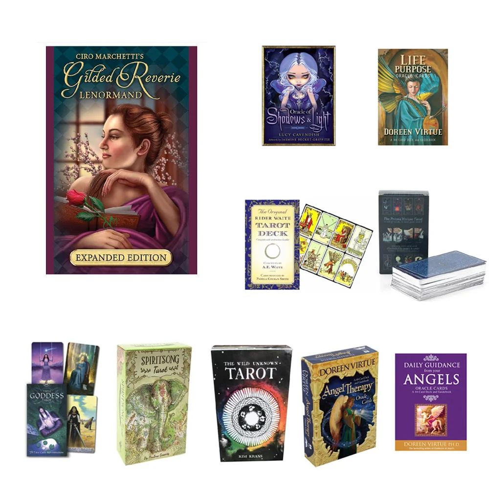 

Lenormand Oracle Cards Tarot Card Board Games Family Party Playing Card English Tarot Deck Table Game Guidance Divination Fate