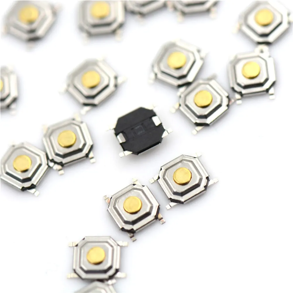 20pcs 4pin Light touch switch SMD4 ON/OFF Touch button Touch micro switch 4*4*1.5 keys button SMD