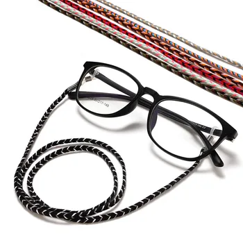

75cm Retro Eyeglasses Ropes Arrow Braided Glasses Chains Neck Strap String 75cm Reading Glass Eyewear Lanyards