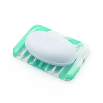 

Comb Shaped Soap Holder Home Kitchen Bathroom Waterproof Anti-skidding Silicone Soap Draining Drying Stand Tray Rack Soap Dish