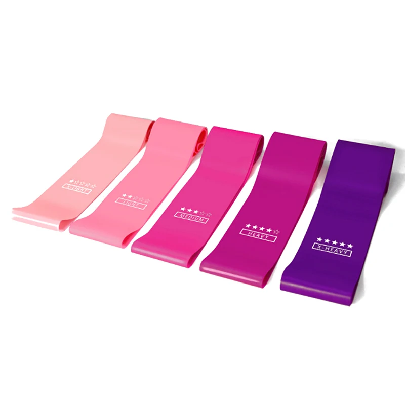 5 шт., резинки для йоги, для использования в помещении, на открытом воздухе, оборудование для фитнеса, для пилатеса, для занятий спортом, тренировки, эластичные ленты