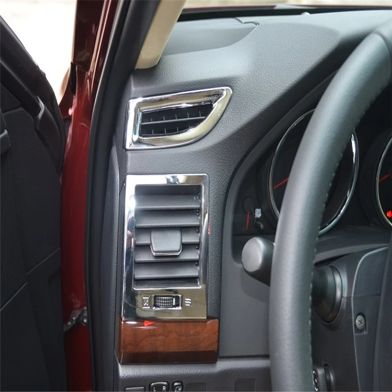 WELKINRY Автомобильная крышка для Toyota Mark X GRX13 2009-2019 ABS Хромированная передняя консоль
