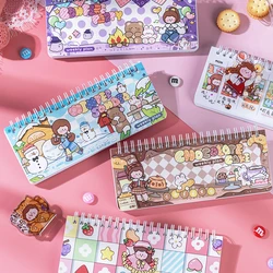 Bloc notes Kawaii agenda hebdomadaire agenda accessoires de bureau agenda papeterie bloc notes libretas cuaderno cahiers et revues 