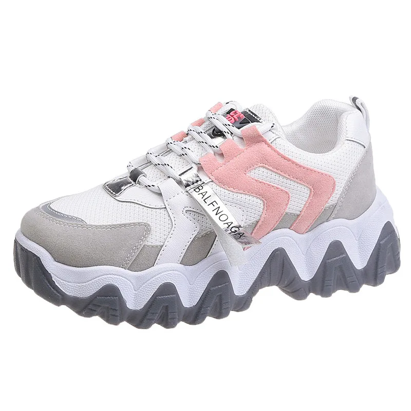 

Korean-style New Style Shoes Women's 2020 Students Daddy Versatile Athletic Shoes Women's INS Spring Gauze Korean-style Shoes Wo