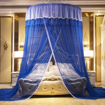 

Princess Bed Curtain 1.5 M Diameter Large round Ceiling Mosquito Net Single Door Floor-Type Hanging round