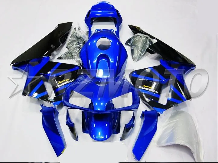 

Top quality (Injection molding) New ABS Motorcycle Full Fairing Kit Fit For Honda CBR600RR F5 2004 2003 Fairings black blue uk