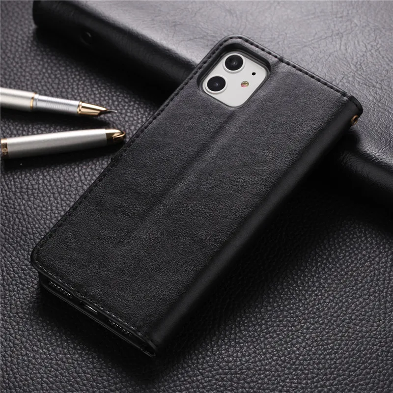 Для iphone 11, 6,1 дюймов, чехол, Роскошный кошелек, чехол для телефона из искусственной кожи для iphone 11, чехол-книжка, откидная защитная крышка, сумка