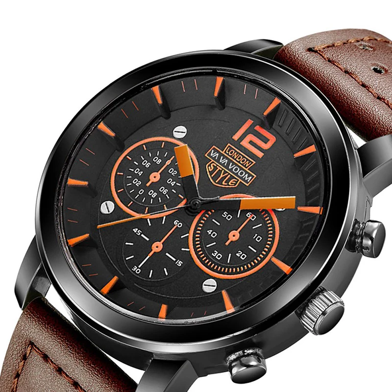 

Men's Sports Leisure Outdoor Shockproof Large Watch Breathable Strap Quartz European and American Watch Manufacturers Wholesale