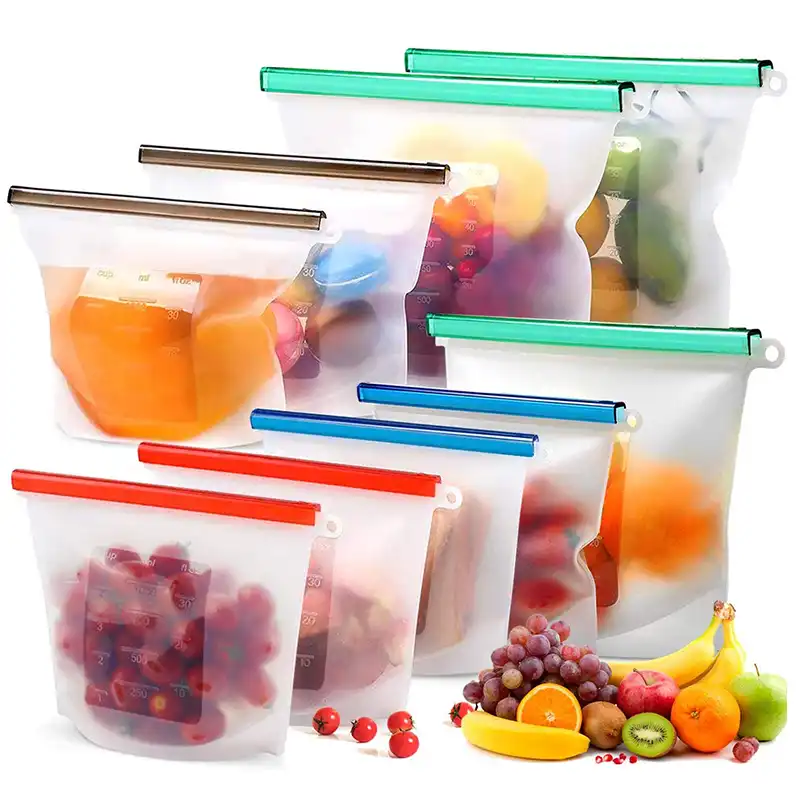 silicone freezer bags