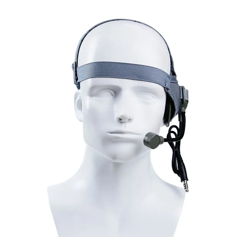 

WoSport Tactical HD02 Round Edge Headset U94 Style PTT for iCom Kenwood Midland Motorola