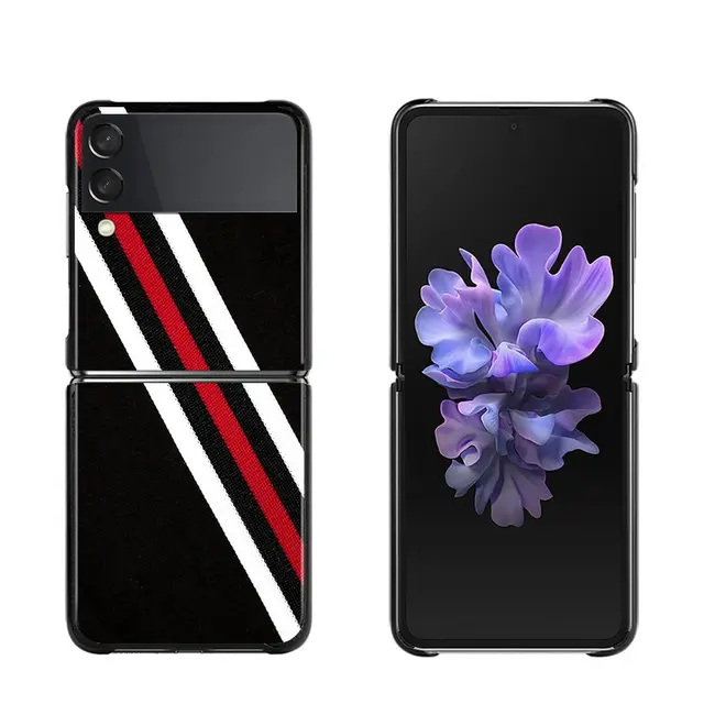 Luxury brand Tom Brown Phone Case For Samsung Galaxy Z Flip3 5G z flip Black Coque for samsung Z Flip 3 Zflip 5G Folding Fundas B05
