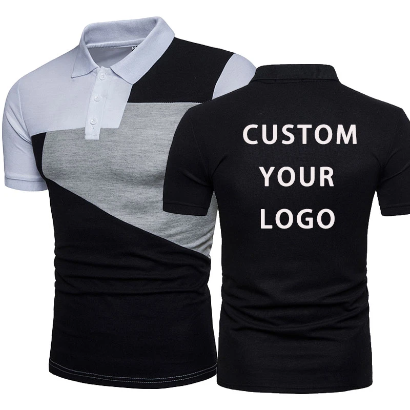 Men Short Sleeve Polo T Shirt Tops Fashion Collocation Crossborder Two Color Splicing Mens Casual T Shirt Custom Your Logo|T-Shirts| - AliExpress Men Short Sleeve Polo T Shirt Tops Fashion Collocation Crossborder Two Color Splicing Mens Casual T Shirt Custom Your Logo|T-Shirts| - AliExpress