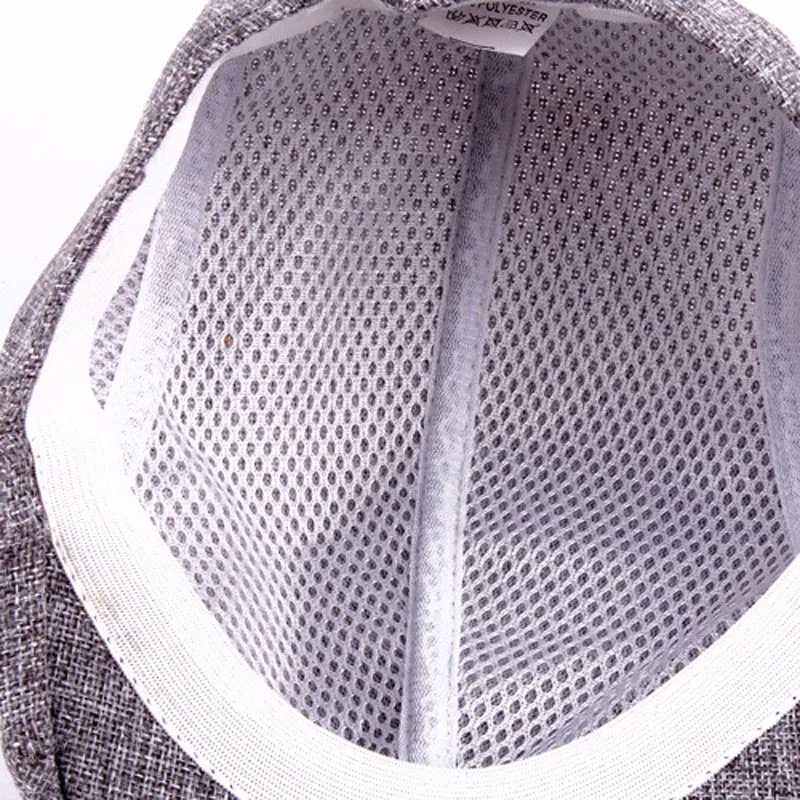 Весенне-летняя мужская Кепка из хлопка и льна, берет, повседневная Кепка, кепка s FEA889