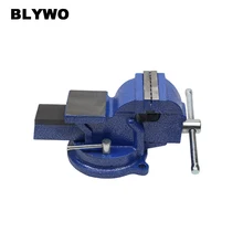 3-дюймовый чугунная скамейка тиски 360 градусов Поворотная база с наковальня вице-поворотный настраиваемая скамья для пресса, тиски