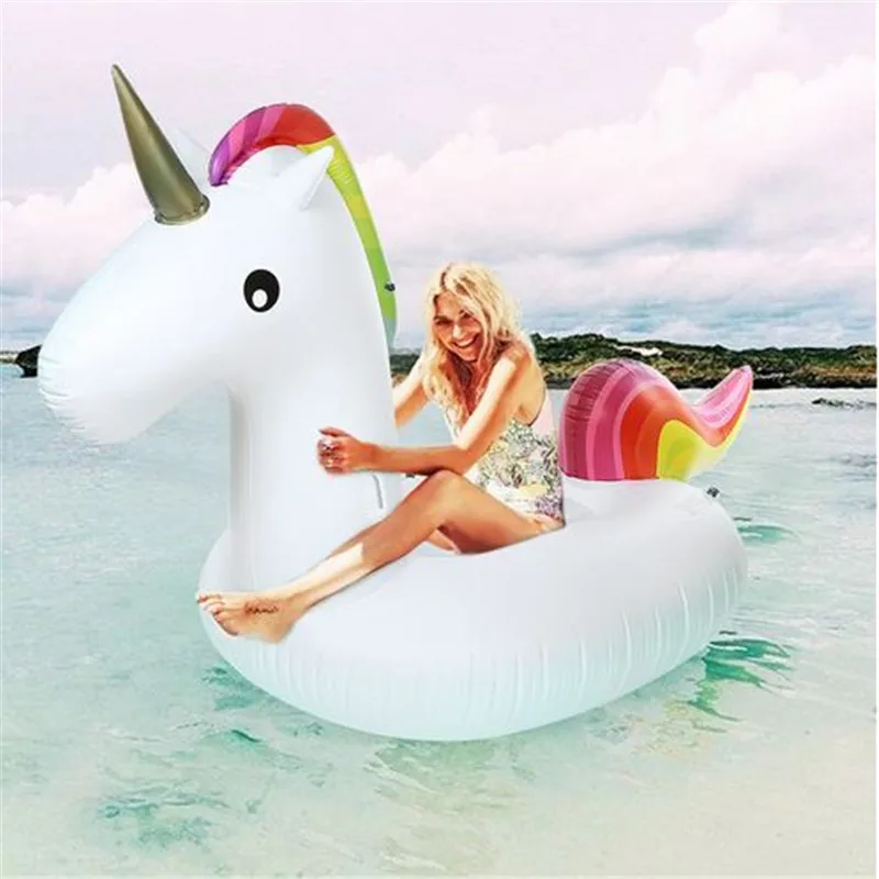 

Factory Sale PVC Air Mattress Unicorn Floating Row Water Riding Accept Small Quantities