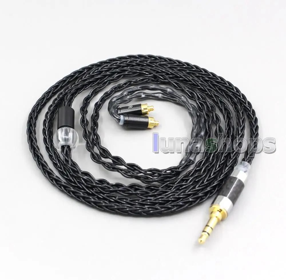 3 5 мм 2 4 XLR 8 Core посеребренный OCC черный кабель для наушников Dunu dn 2002 LN006594|Кабели VGA| |