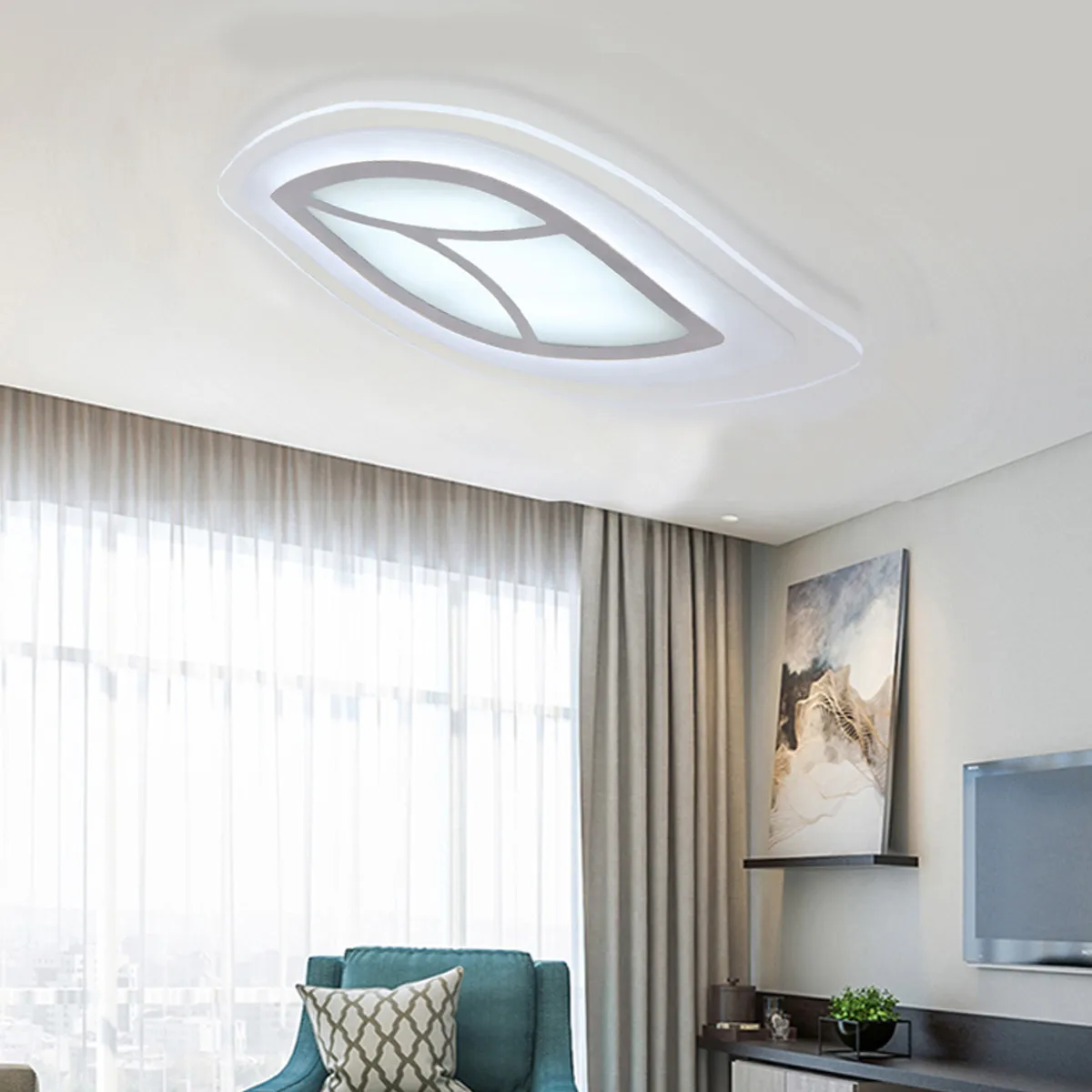 

Acrylic LED Ceiling Light 15W 220V Bedroom Ceiling Lamp Fixtures 20X15cm Surface Mounted Indoor Lighting Home Decoration Gifts