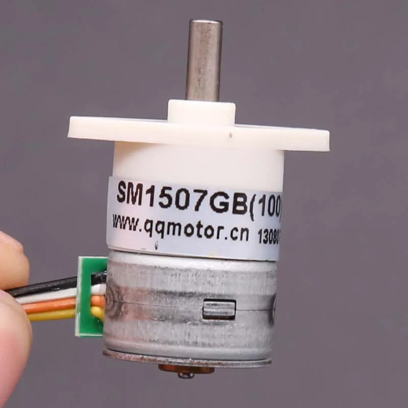 Micro 15MM 2-Phase 4-Wire Stepper Motor Precision Stepping Motor 18T Copper Gear 