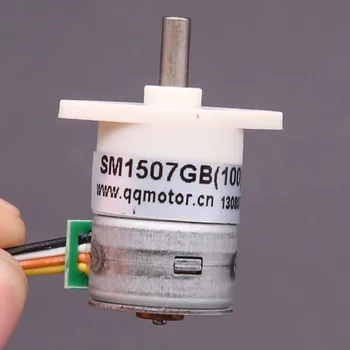 

15mm 2-Phase 4-Wire Stepper Motor 18° Mini Full Metal Gear Stepping Motor Micro Gearbox Precision Ratio 99:1 DIY Digital Camera