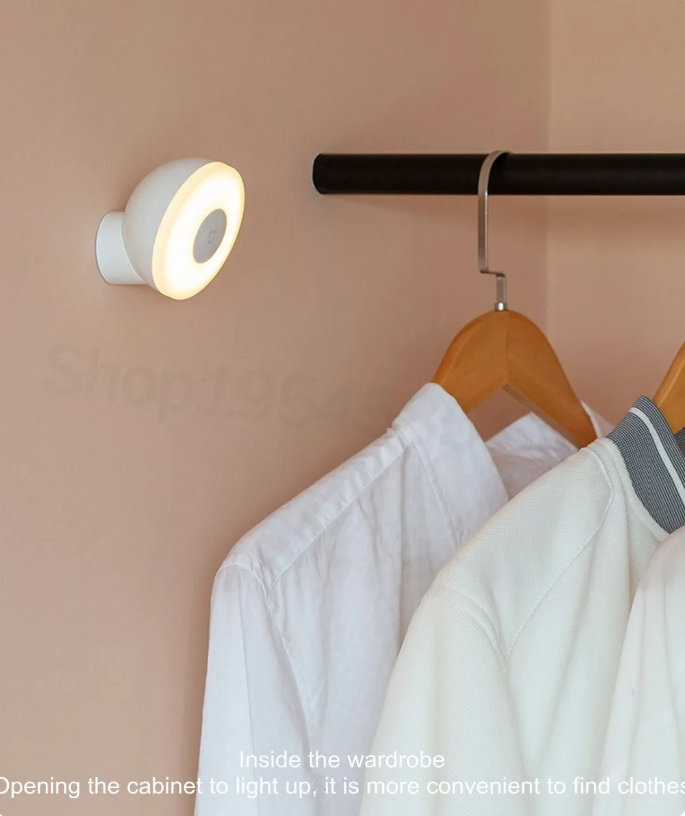 (Presale) 2019 Xiaomi Mijia Night Lamp Light 2 Generation 360 Degrees Magnetic Rotation 2 Level Brightness Adjustment (8)