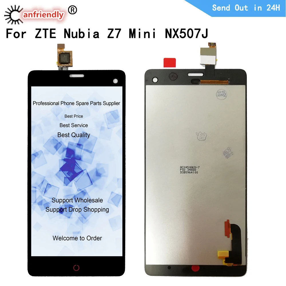 ЖК дисплей и тачскрин для ZTE Nubia Z7 Mini NX507J сменный дигитайзер в сборе Z7mini LCD s|Экраны