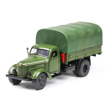 

Military Truck Model Car Model Decoration Ca10 Simulation Model Sound and Light Door Model Car Toy Children Alloy Car Model