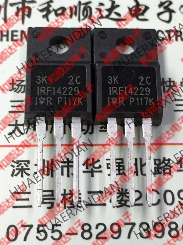 5 шт., новые оригинальные кнопки IRFI4229 TO-220F 250V 32A