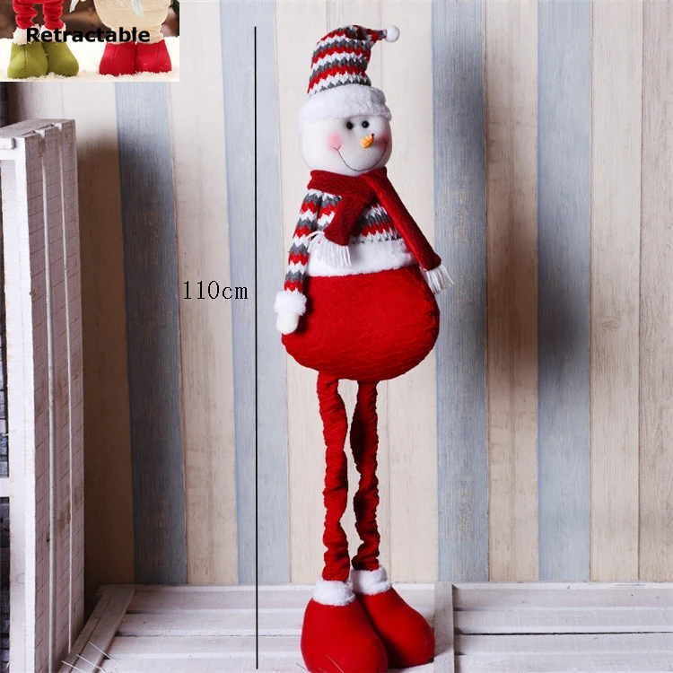 snowman 251 Рождественская кукла, стоящая статуэтка, рождественские украшения для дома, красные фигурки, новогодний фестиваль, день рождения, свадебный подарок, Navidad Decoracao - Цвет: snowman 251