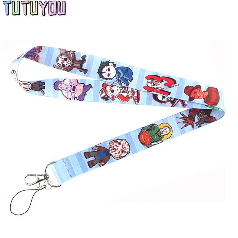 PC499 Movie Friday 13th Lanyards ID Badge Holder Card Pass мобильный телефон на ремешках держатель для
