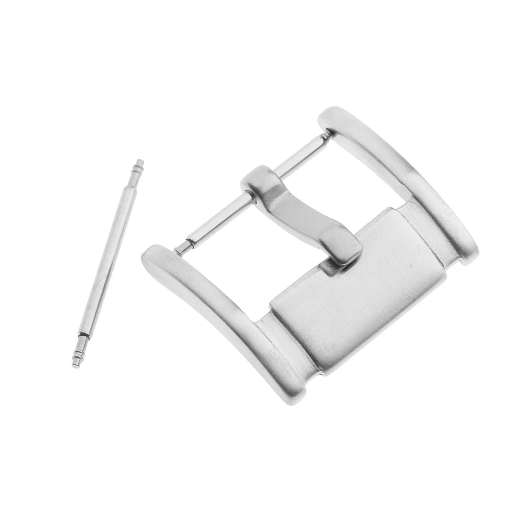 Watch Bands Straps Buckle Clasp,Watch Tools Stainless Steel Silver Buckles 18/20/22mm Width