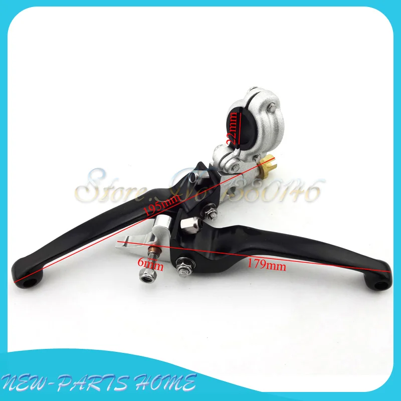 Black Brake Clutch Levers ASV Pit Dirt Bike For 50 110 125 140 150