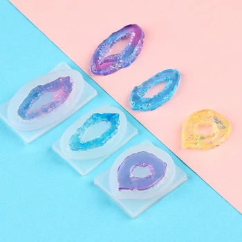 

Irregular Hollow Pendant Silicone Mold Resin Epoxy Molds DIY Craft Jewelry Making