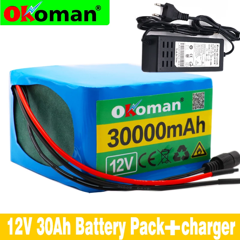 3S12P 12V 30Ah 11 1 V Перезаряжаемые литий-ионная аккумуляторная батарея для зарядки