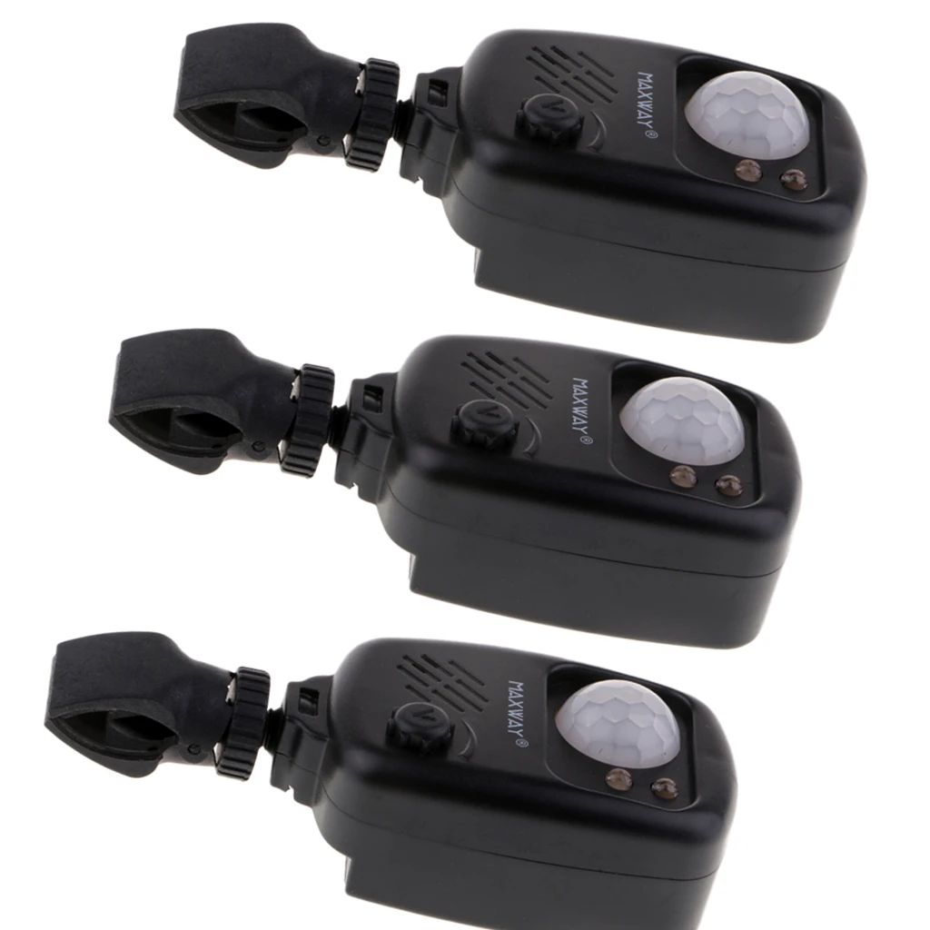

3pcs Wireless Detector Fishing Alarm PIR Motion Sensor Infrared System