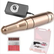 Электрический маникюрный набор для ухода за ногтями, сверлильный гель для педикюра, лак 2600 об/мин, Уход за ногтями, система, пилка, набор шлифовальных машин для салона