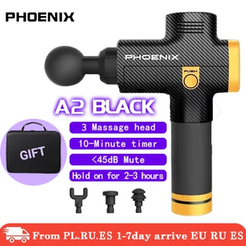 

Phoenix A2 Muscle Massage Gun Deep Tissue Massager Therapy Gun Exercising Muscle Pain Relief Weight Loss Expert